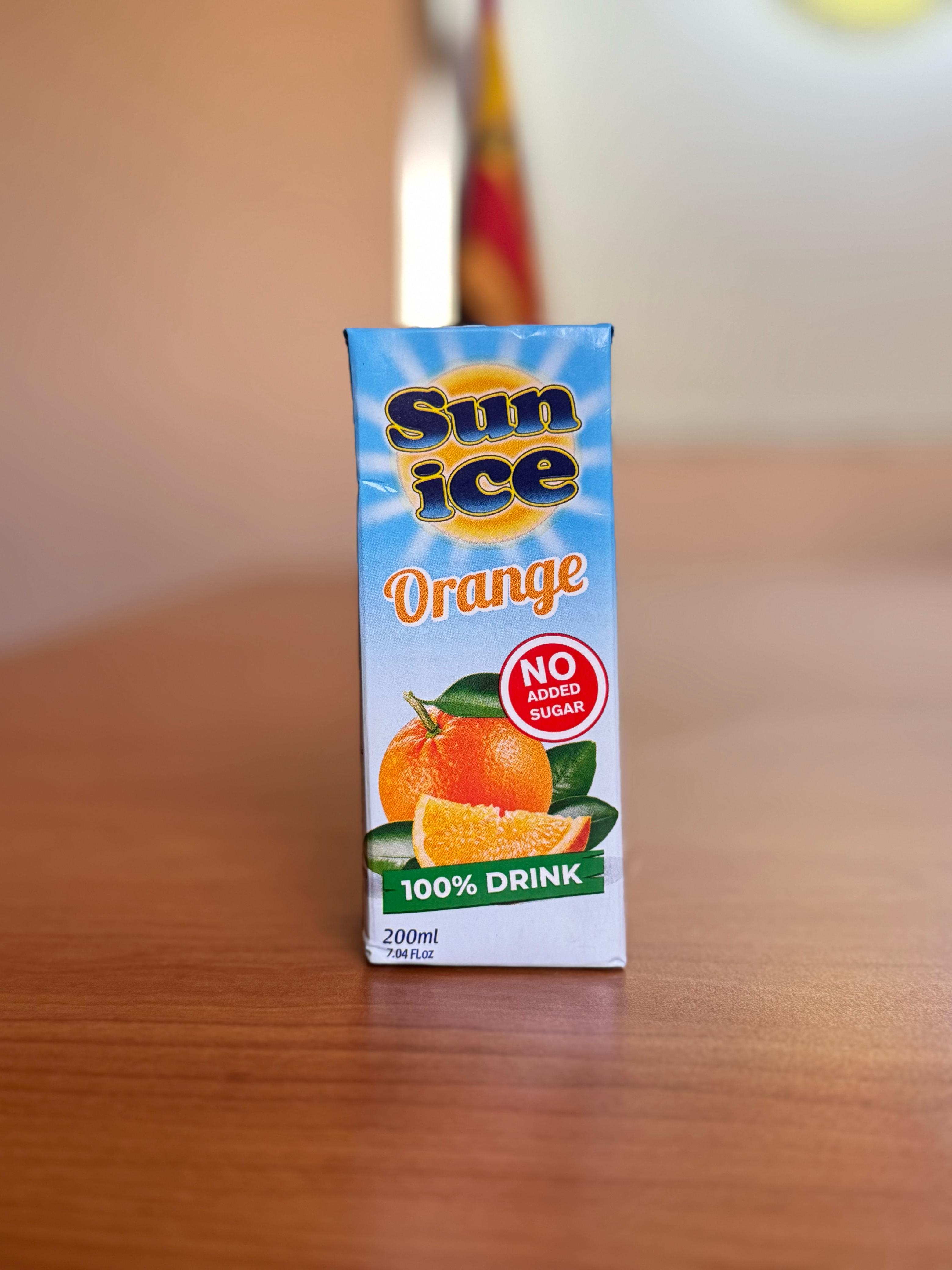 مشروب برتقال بدون اضافه سكر